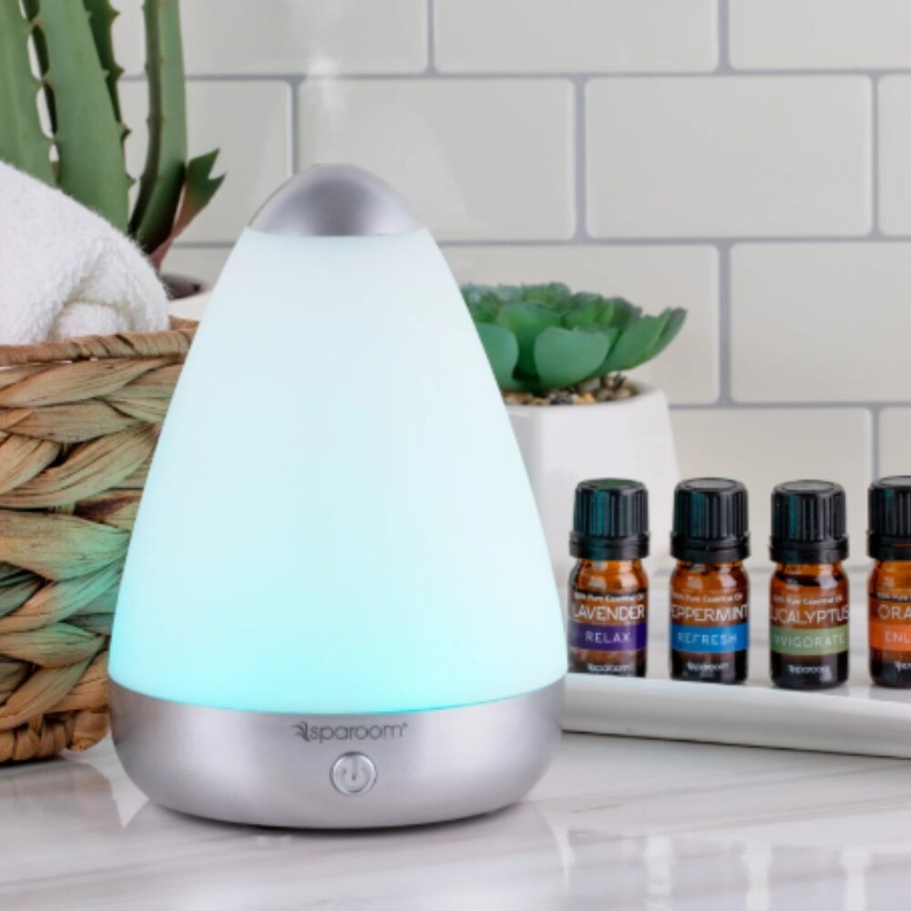 New!!! Sparoom PureMist Essential Oil Ultrasonic Aromatherapy Diffuser